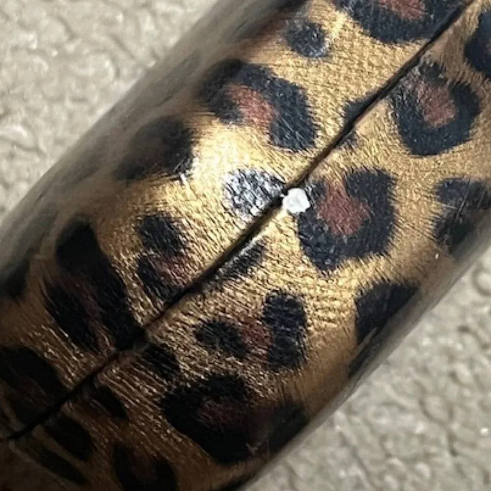 GUESS Designer Leopard Print Case for Eyeglasses